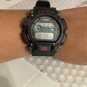 Casio G-Shock Black and Red Digital Watch